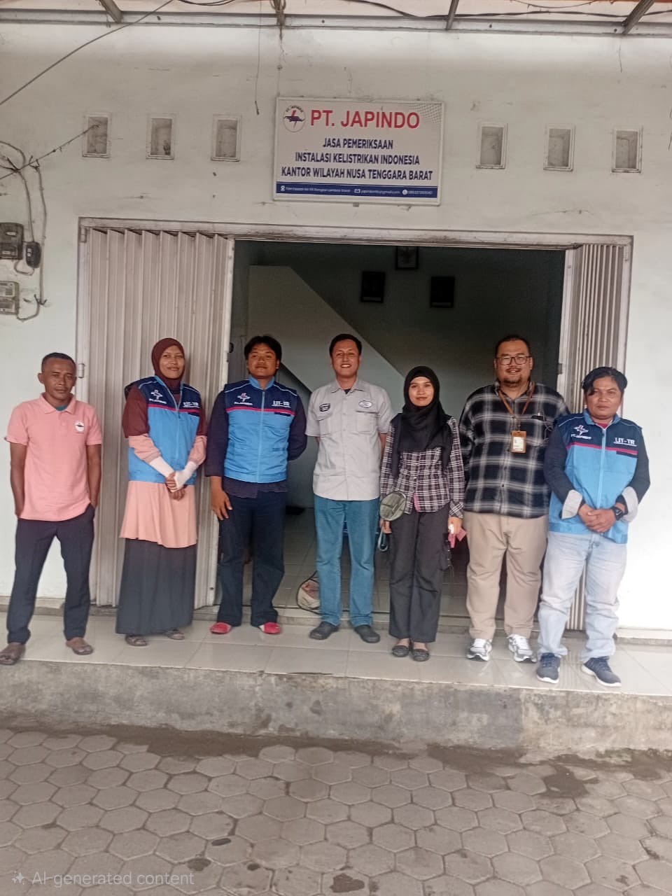 TIM ASESMEN DIRJEN GATRIK MELAKUKAN VERIFIKASI LAPANGAN KE KANTOR WILAYAH JAPINDO NUSA TENGGARA BARAT