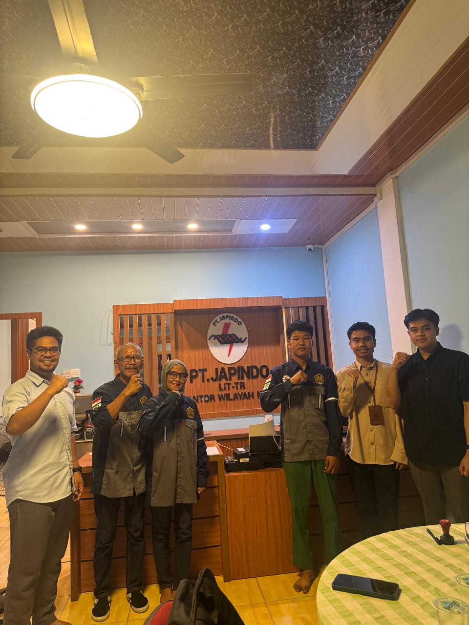 TIM ASESMEN DIRJEN GATRIK MELAKUKAN VERIFIKASI LAPANGAN KE KANTOR WILAYAH JAPINDO KEPULAUAN RIAU 14 Oktober 2025